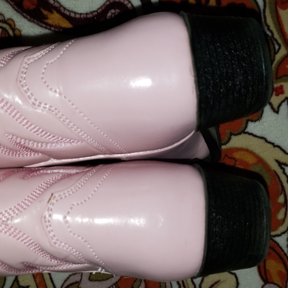💘💘SOLD💘💘 SMOKY MOUNTAIN NWOT PINK BOOTS GIRLS KID COWGIRL PINK WESTERN BOOTS - Picture 9 of 11